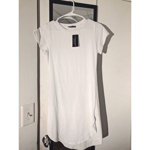 White tee shirt dress